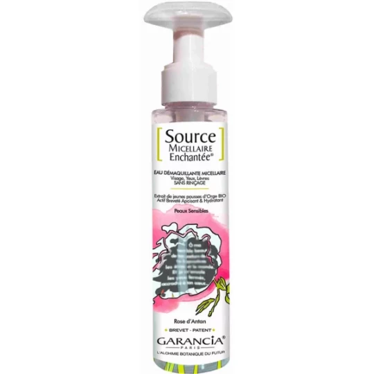 Garancia Source Micellaire Enchantée Eau démaquillante Rose d'Antan 100 ml