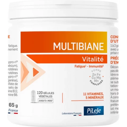 PiLeJe Multibiane Gélules x 120