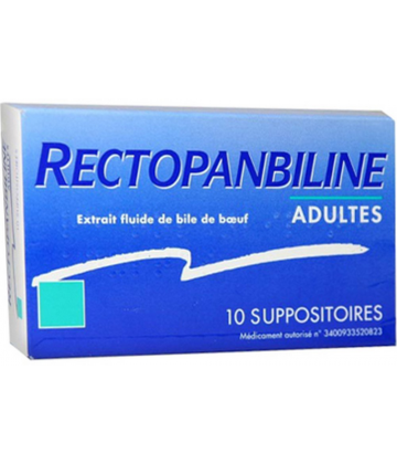 Rectopanbiline Adulte Suppositoires x 10
