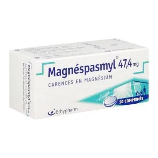 Magnespasmyl 47,4 mg Comprimés Pelliculés x 50