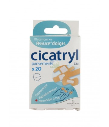 Cicatryl Pansements Multi-formes Doigts x 20