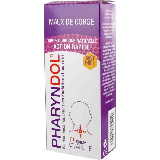 Pharyndol Infections et Maux de Gorge Spray 30 ml