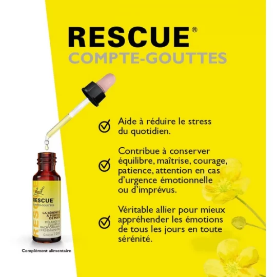 Rescue Gouttes 10 ml - image 2