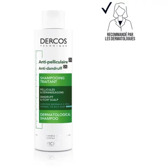 Vichy Dercos Shampooing Anti-Pelliculaire Normalisant Cheveux Gras