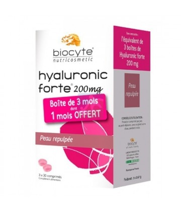Biocyte Hyaluronic Forte 200 mg Comprimés 2 x 30 + 30 OFFERTS