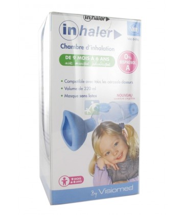 Visiomed Inhaler, Chambre d'inhalation 9 mois à 6 ans