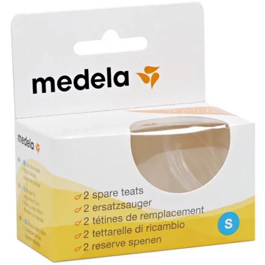 Medela Tétine de Remplacement S Débit Faible x 2