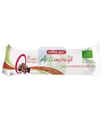 Super Diet Actimyncil Barre Hyperprotéinée Chocolat 40 g
