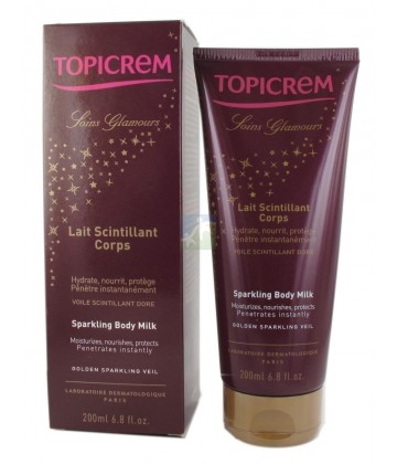 Topicrem Lait Scintillant Corps 200 ml