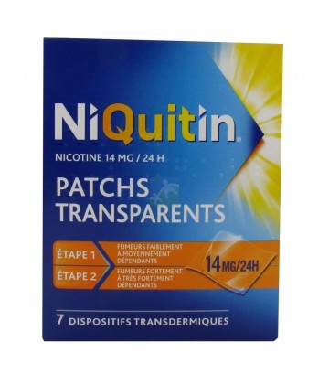 NiQuitin patchs 14 mg/24h x 7