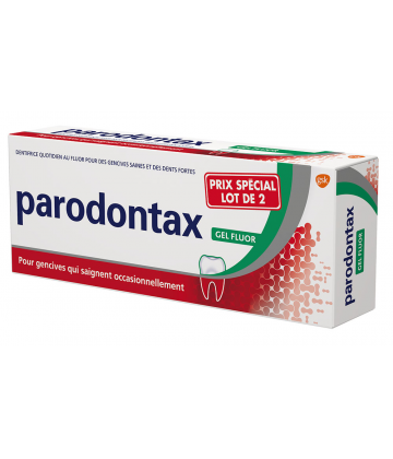 Parodontax Dentifrices Gel Fluor 2 x 75 ml