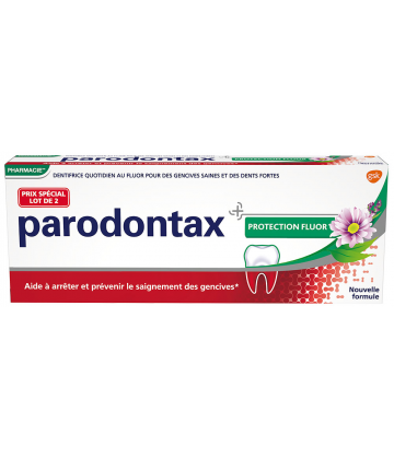 Parodontax Dentifrices Gel Fluor 2 x 75 ml
