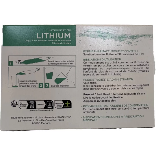 Granions de Lithium x 30 - image 2