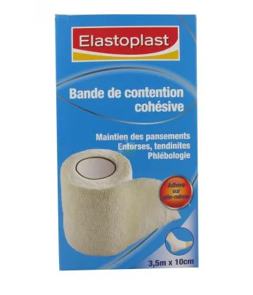Elastoplast Bande de Contention Cohésive Blanc 3,5 m x 10 cm