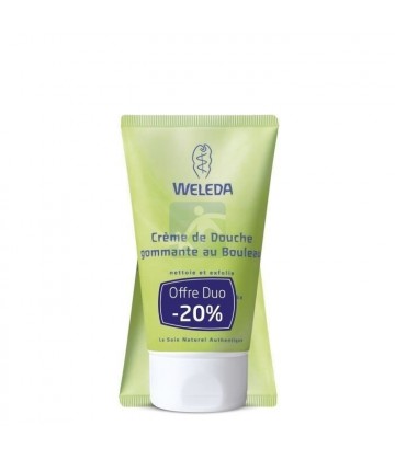 Weleda Crème de douche Gommante au Bouleau 2 x 150 ml