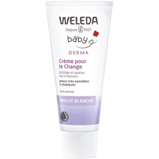 Weleda Bébé Derma Mauve Blanche Crème pour le change