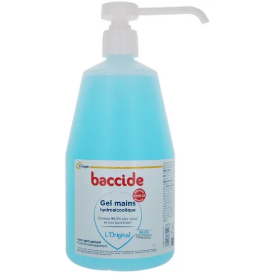 Baccide Gel Mains Hydroalcoolique 1 L