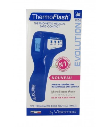 ThermoFlash LX26 Evolution Thermomètre Sans Contact Bleu Océan