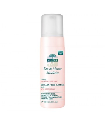 Nuxe Eau de Mousse Micellaire aux Pétales de Rose 150 ml