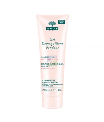 Nuxe Gel Démaquillant Fondant aux Pétales de Rose 125 ml