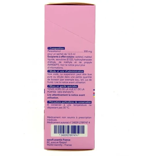 DolipraneLiquiz Enfants 300 mg Sachets x 12 - image 3