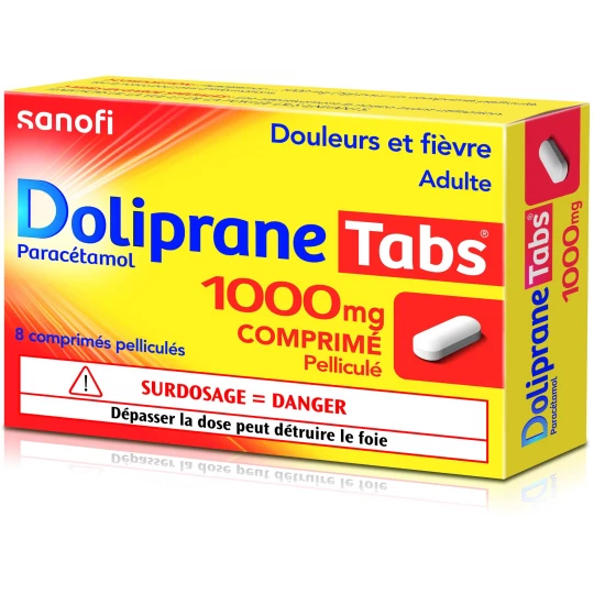 DolipraneTabs 1000 mg Comprimés x 8