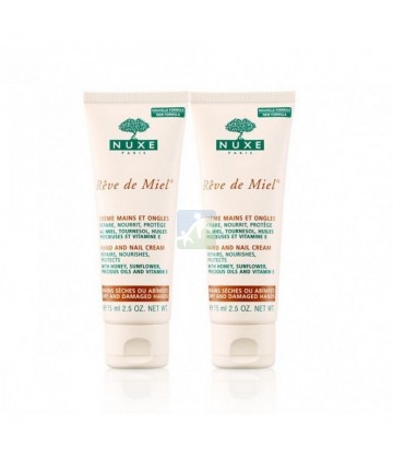 Nuxe Rêve de Miel Crème Mains et Ongles 2 x 75 ml