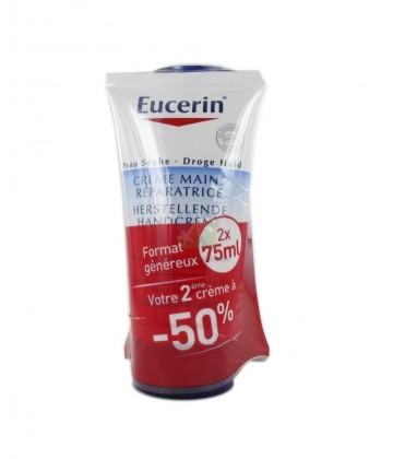 Eucerin Crème Mains 5% d'Urée 2 x 75 ml