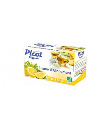Picot Maman Tisane d'Allaitement Tilleul citron x 20