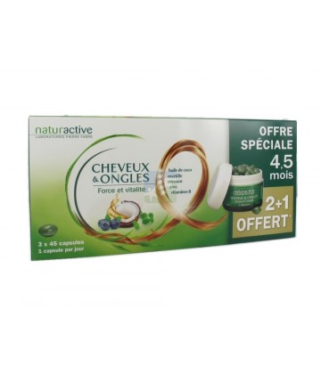 Naturactive Cheveux & Ongles 3 x 45