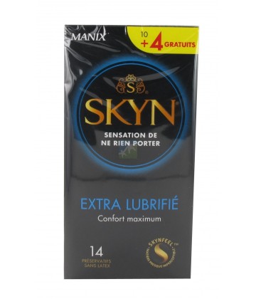Manix Skyn Extra Lubrifié x 10 + 4 GRATUITS