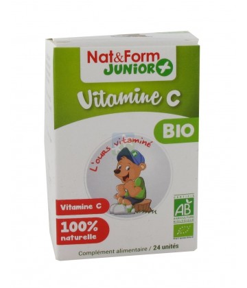 Nat&Form Junior+ Vitamine C Bio x 24