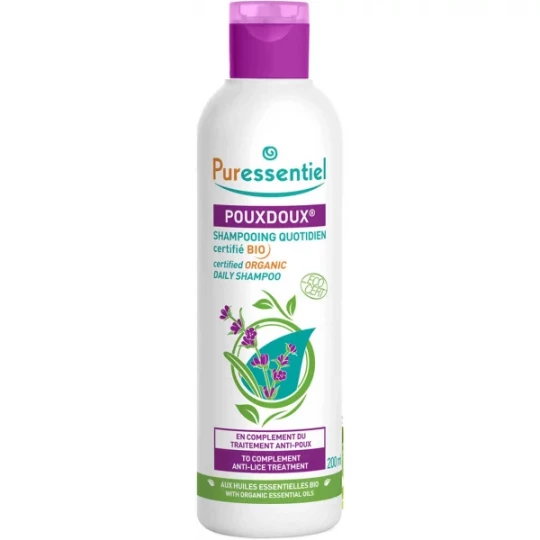 Puressentiel Pouxdoux Shampooing Quotidien Bio 200 ml