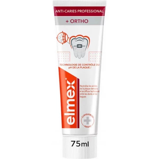 Elmex Dentifrice Anti-Caries Professional 8-18 Ans 75 ml
