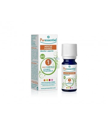 Puressentiel Huile Essentielle Menthe Poivrée Bio 10 ml