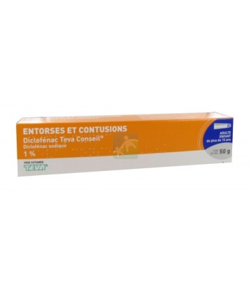 Diclofénac Téva 1 % Gel 50 g