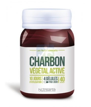 Nutrisanté Charbon Végétal Activé x 40