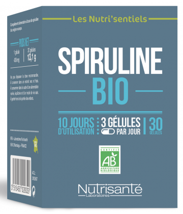 Nutrisanté Spiruline Bio x 30