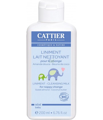 Cattier Bébé Liniment Lait pour le change 200 ml