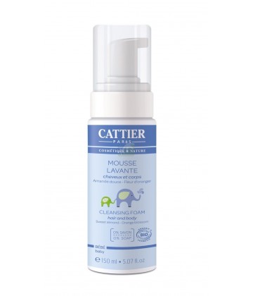 Cattier Bébé Mousse lavante 150 ml