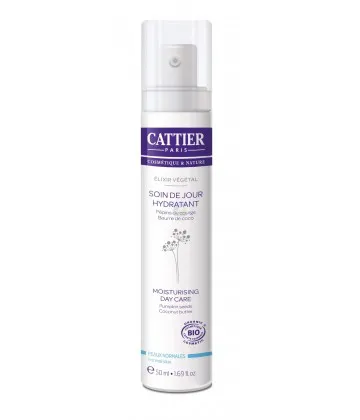 Cattier Elixir Végétal Soin de Jour Hydratant - Peaux normales 50 ml