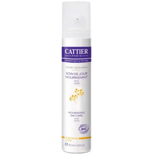 Cattier Secret Botanique Soin de Jour Nourrissant - Peaux Sèches et sensibles 50 ml