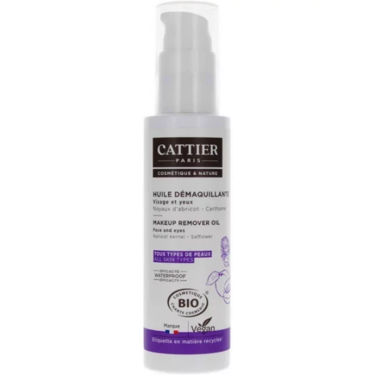 Cattier Pureté Divine Huile Démaquillante 100 ml