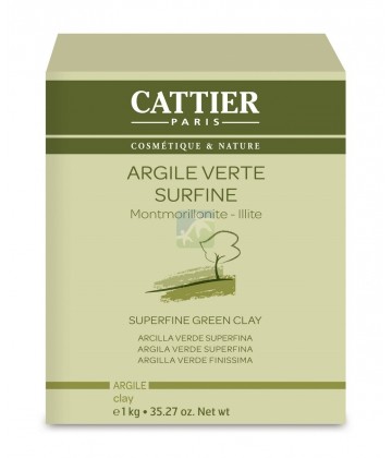 Cattier Argile Verte Surfine 1 kg