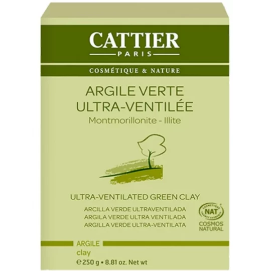 Cattier Argile Verte Ultra Ventillée 250 g