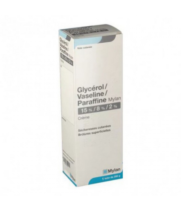 Mylan Viatris Glycérol Vaseline Paraffine Crème 250 g