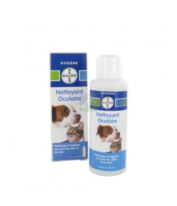Bayer Nettoyant Oculaire Chien et Chat 100 ml
