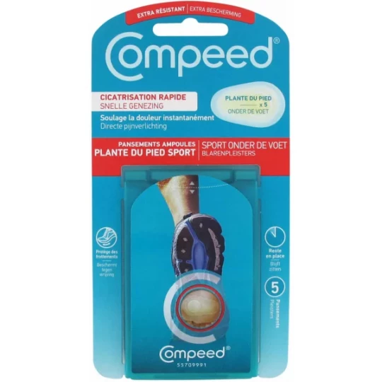 Compeed Pansements Ampoules Plante du Pied x 5