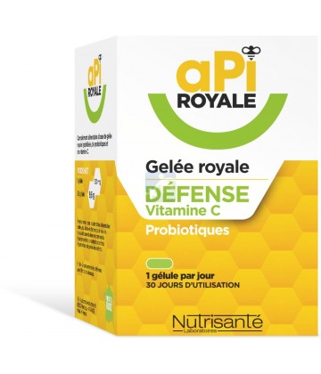Api Royale Défense Gelée Royale/Vitamine C Gélules x 30