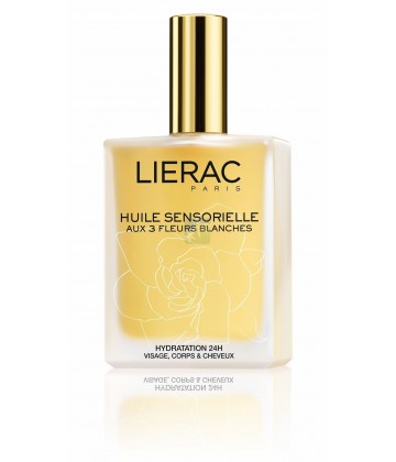 Lierac Huile Sensorielle aux 3 Fleurs Blanches 100 ml